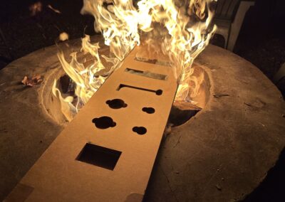 Burning of the box